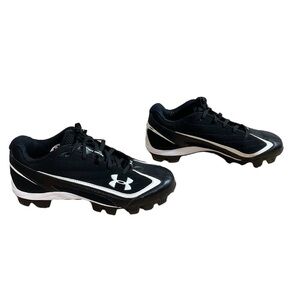 Under Armour Men’s size 9 Cleats ART No. 1206182-011 FTY NO EVU black white